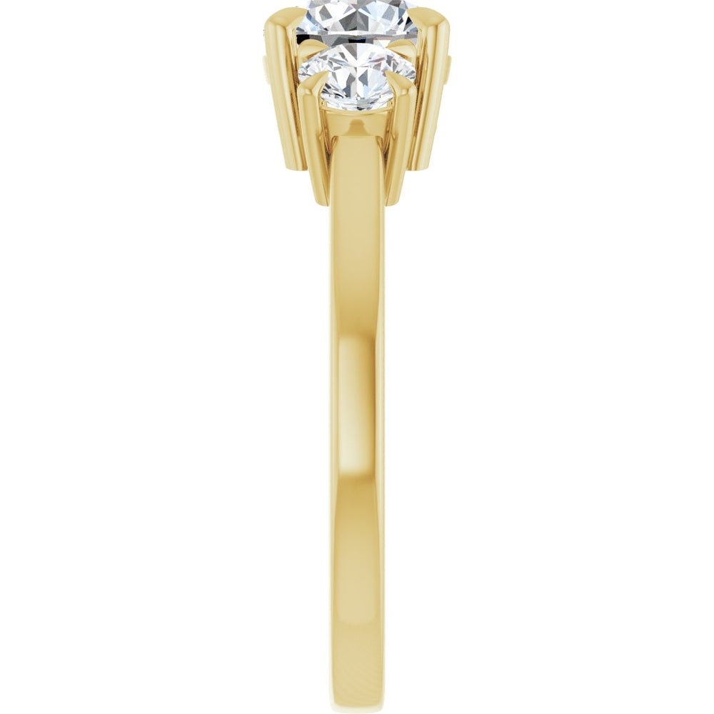 
                  
                    14K Yellow Round 1 ct Engagement Ring
                  
                