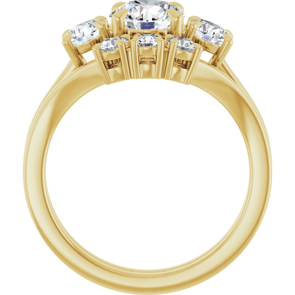
                  
                    14K Yellow Round 1 ct Engagement Ring
                  
                