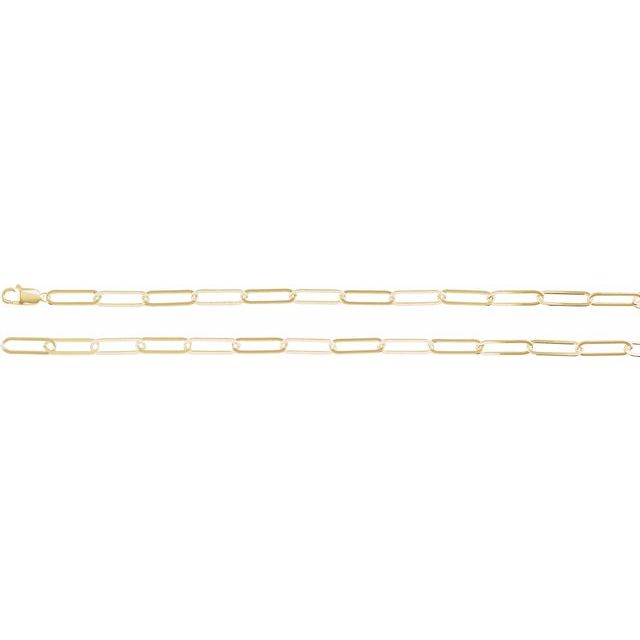 
                  
                    14K Yellow Gold-Filled 6.2 mm Paperclip-Style 18" Chain
                  
                