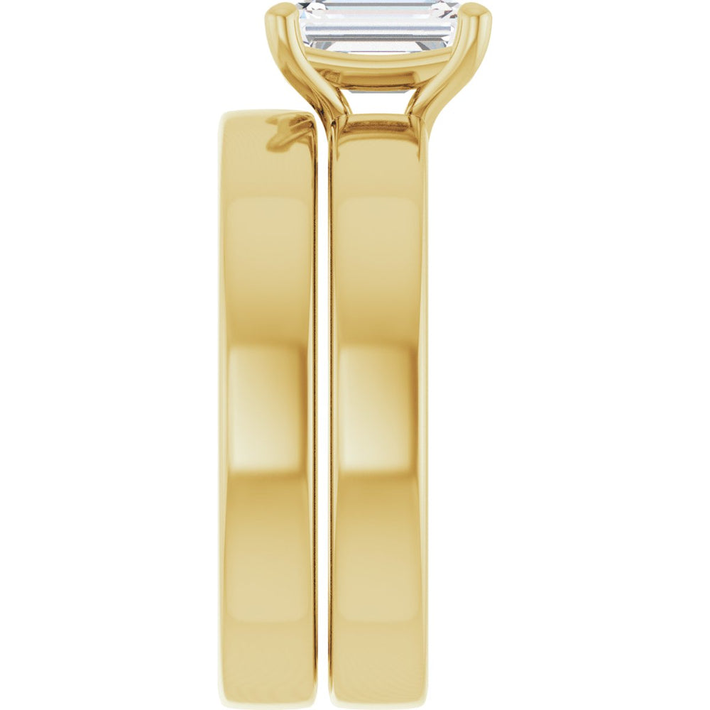 
                  
                    14K Yellow Emerald 1 ct Engagement Ring
                  
                