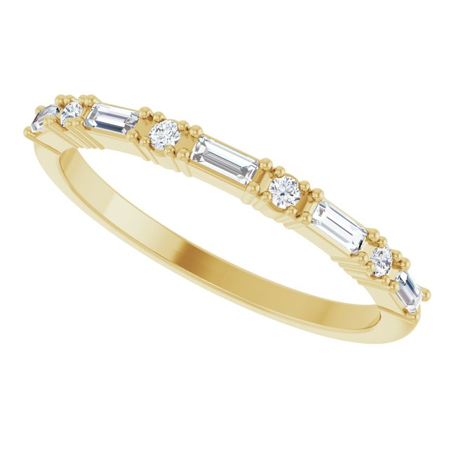 
                  
                    14K Yellow 1/5 CTW Natural Diamond Anniversary Band
                  
                