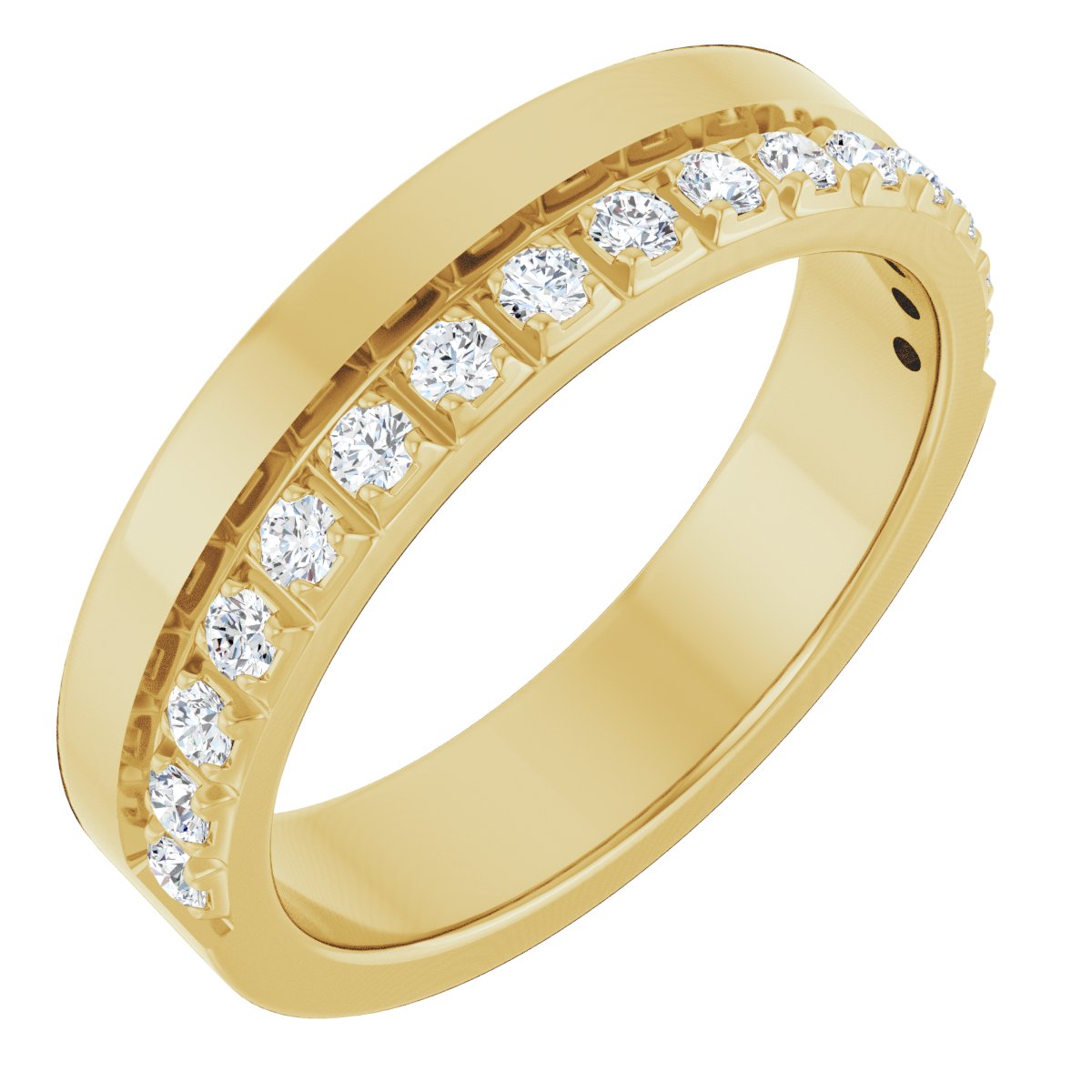 Approx. 1/3 CTW Lab-Grown Diamond Anniversary Band in 14K Yellow Gold, view 1
