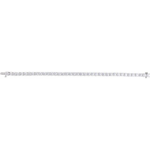 
                  
                    14K White 12 CTW Lab-Grown Diamond Line 7" Bracelet
                  
                