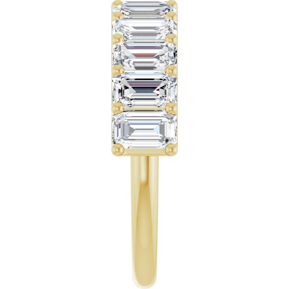 3 3/8 ct Lab-Grown Diamond Anniversary Band in 14K Yellow Gold