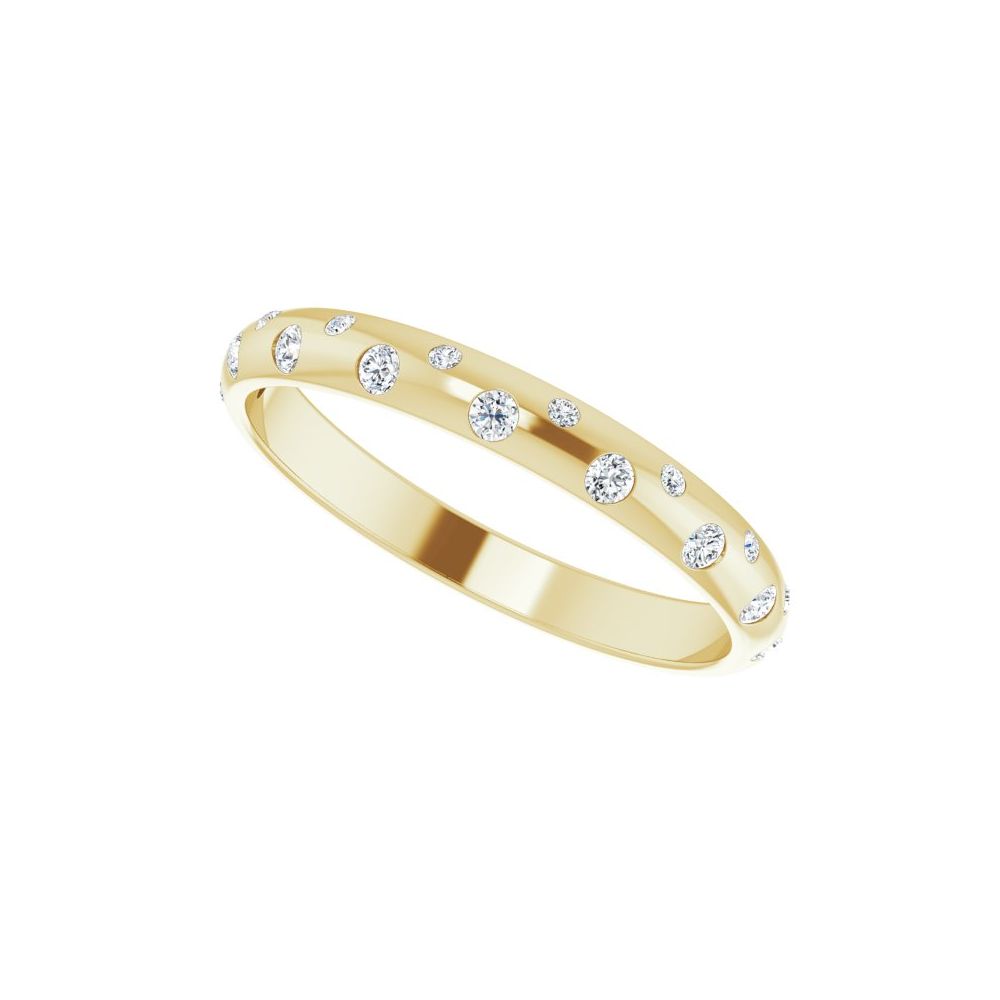 
                  
                    14K Yellow 1/6 CTW Natural Diamond Band
                  
                