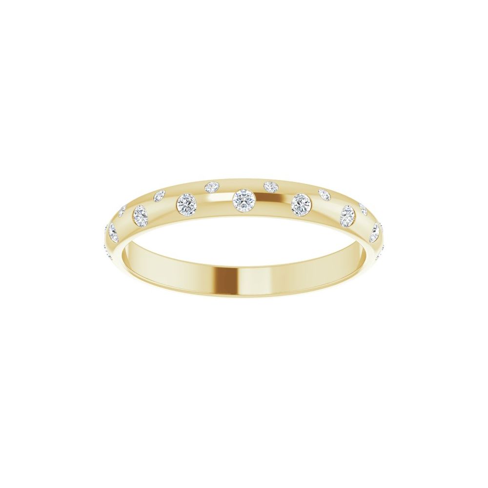 
                  
                    14K Yellow 1/6 CTW Natural Diamond Band
                  
                
