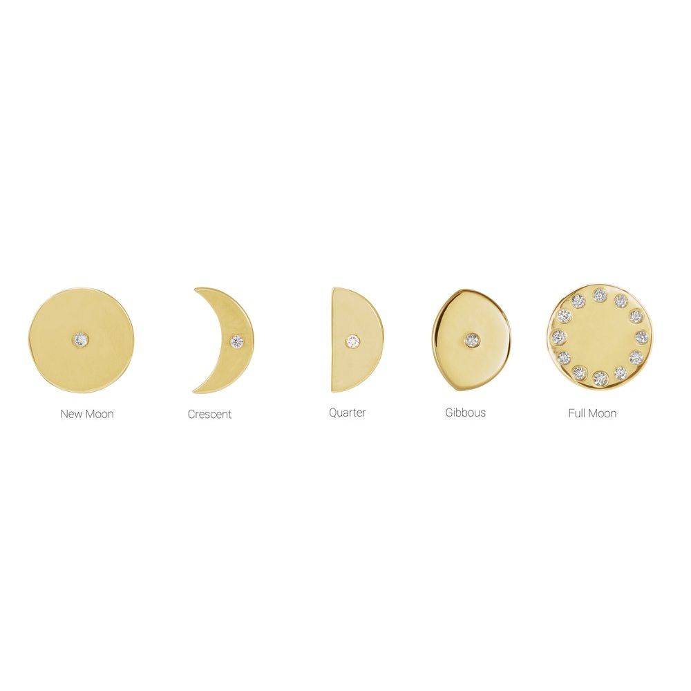 
                  
                    14K Yellow .015 CTW Natural Diamond Moon Phase Ring
                  
                