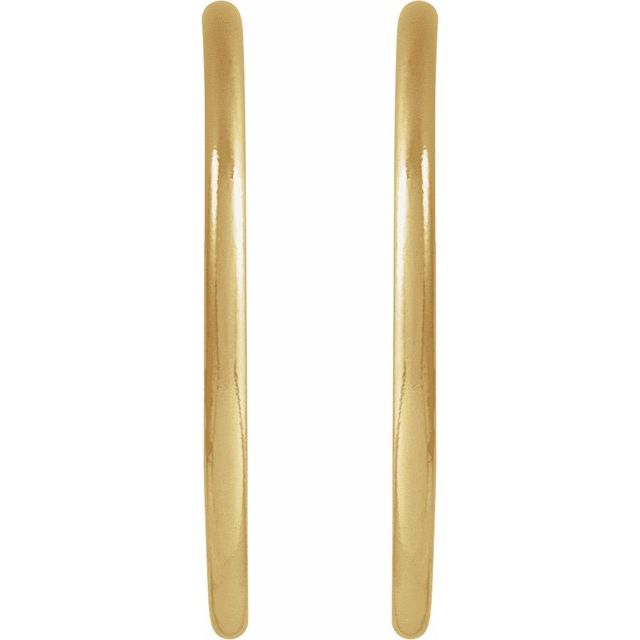 14K Yellow Gold-Filled 20 mm Hoop Earrings
