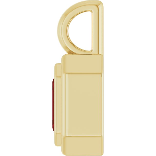 
                  
                    14K Yellow Natural Mozambique Garnet Pendant
                  
                