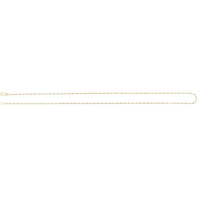 
                  
                    14K Yellow 1.5 mm Keyhole 18" Chain
                  
                