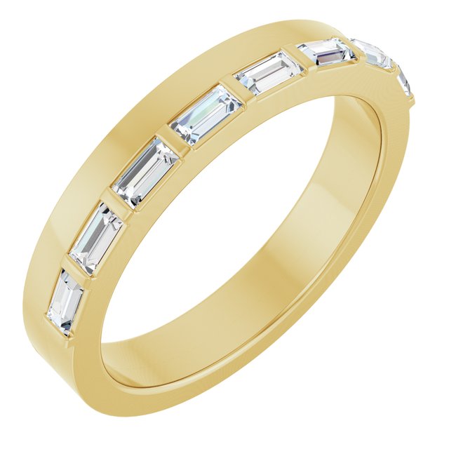 14K Yellow 1/3 CTW Natural Diamond Anniversary Band