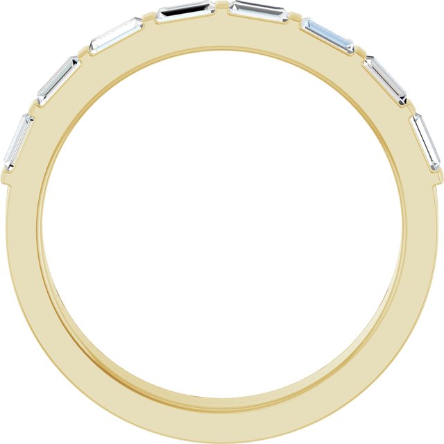 14K Yellow 1/3 CTW Natural Diamond Anniversary Band