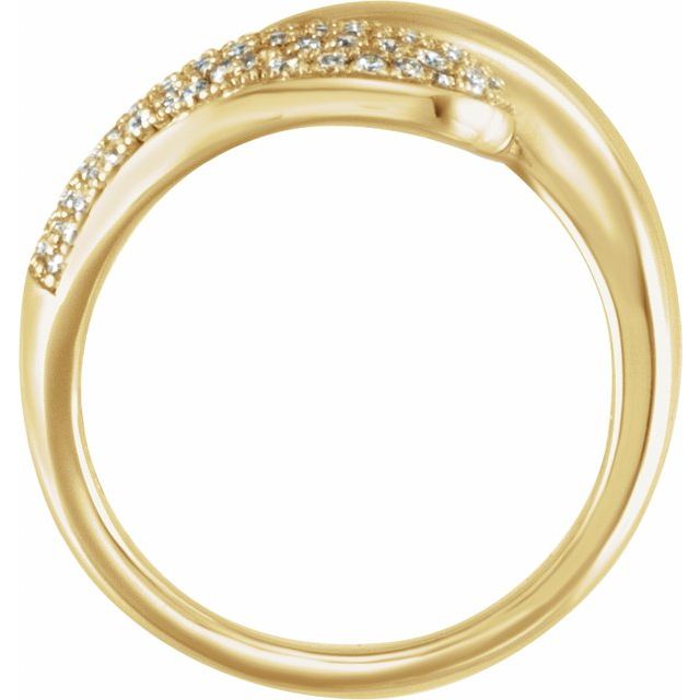 
                  
                    14K Yellow 1/2 CTW Lab-Grown Diamond Bypass Ring
                  
                