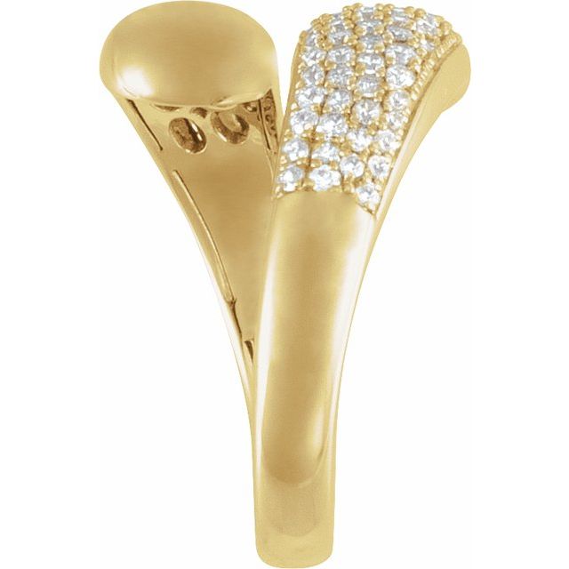 
                  
                    14K Yellow 1/2 CTW Lab-Grown Diamond Bypass Ring
                  
                