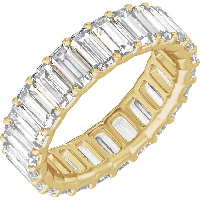 14K Yellow 4 3/4 CTW Lab-Grown Diamond Low Profile Eternity Band
