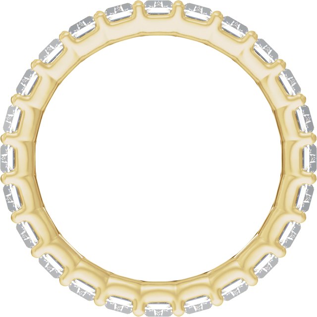 14K Yellow 4 3/4 CTW Lab-Grown Diamond Low Profile Eternity Band