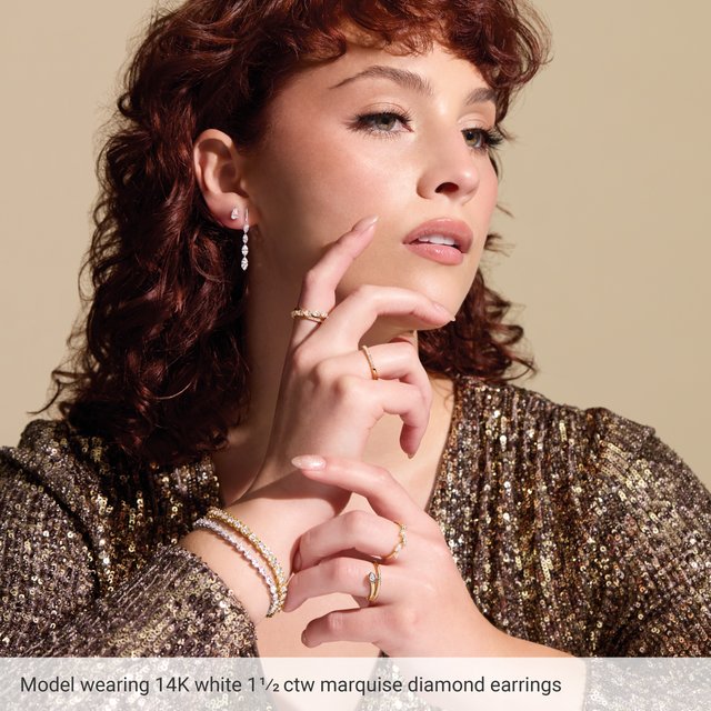 
                  
                    14K Yellow 1 1/2 CTW Lab-Grown Diamond Drilled Diamond Earrings
                  
                