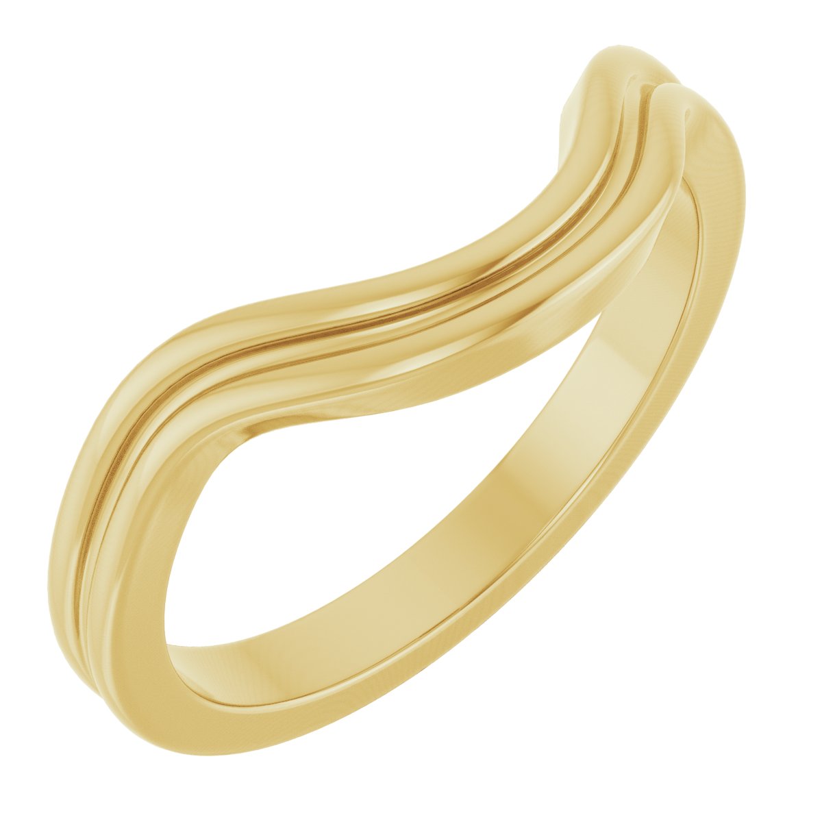 2.5 mm Contour Band in 14K Yellow Gold