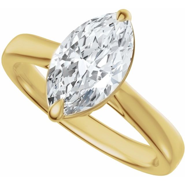 
                  
                    14K Yellow 10x5 mm Marquise Engagement Ring Mounting
                  
                