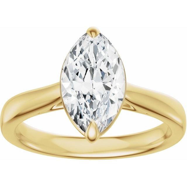 
                  
                    14K Yellow 10x5 mm Marquise Engagement Ring Mounting
                  
                