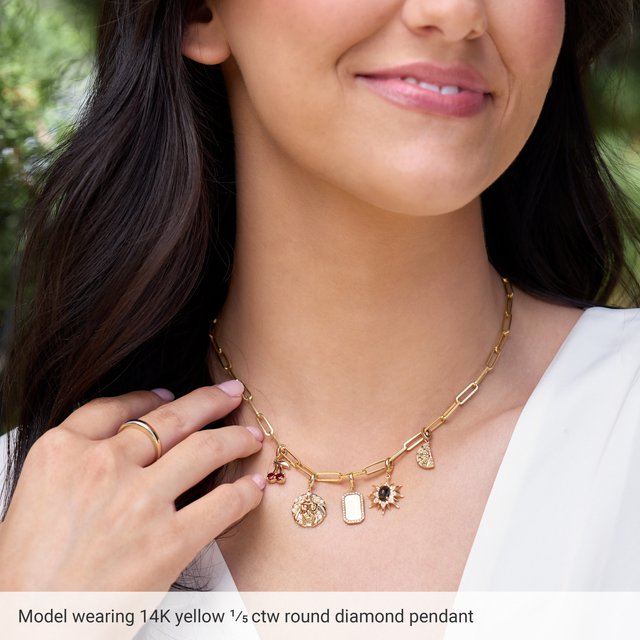 
                  
                    14K Yellow 1/5 CTW Natural Diamond Lion Charm/Pendant
                  
                