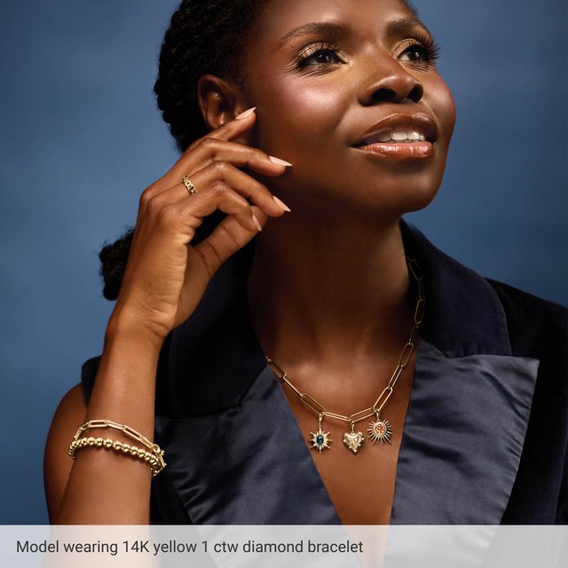 
                  
                    14K Yellow 1 CTW Lab-Grown Diamond Link 7" Bracelet
                  
                
