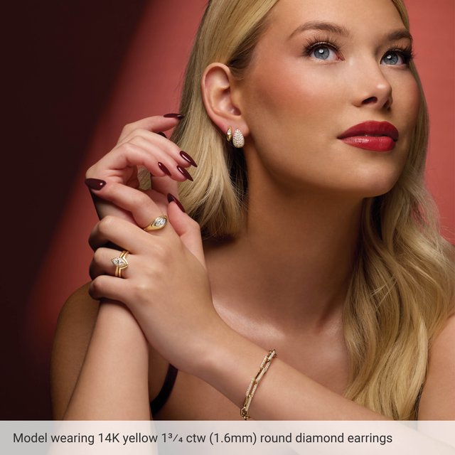 
                  
                    14K Yellow 1 3/4 CTW Lab-Grown Diamond Teardrop Earrings
                  
                