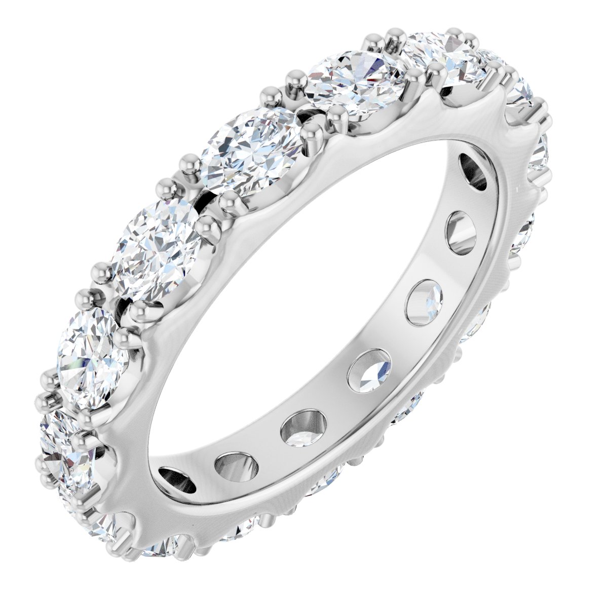 14K White Gold 2 1/4 CTW Lab-Grown Diamond Eternity Band