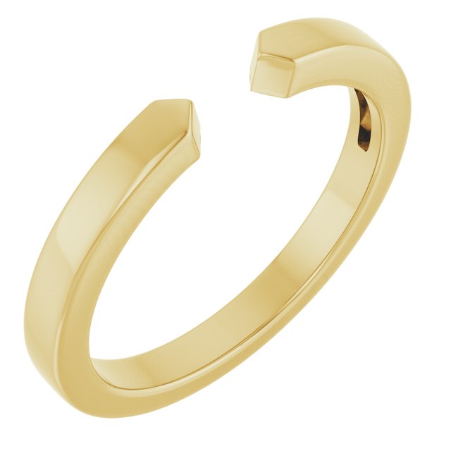 Open Band in 14K Yellow Gold — view 2