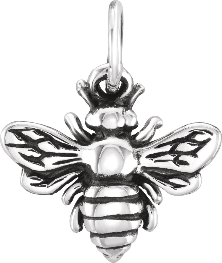 Sterling Silver Honey Bee Charm/Pendant
