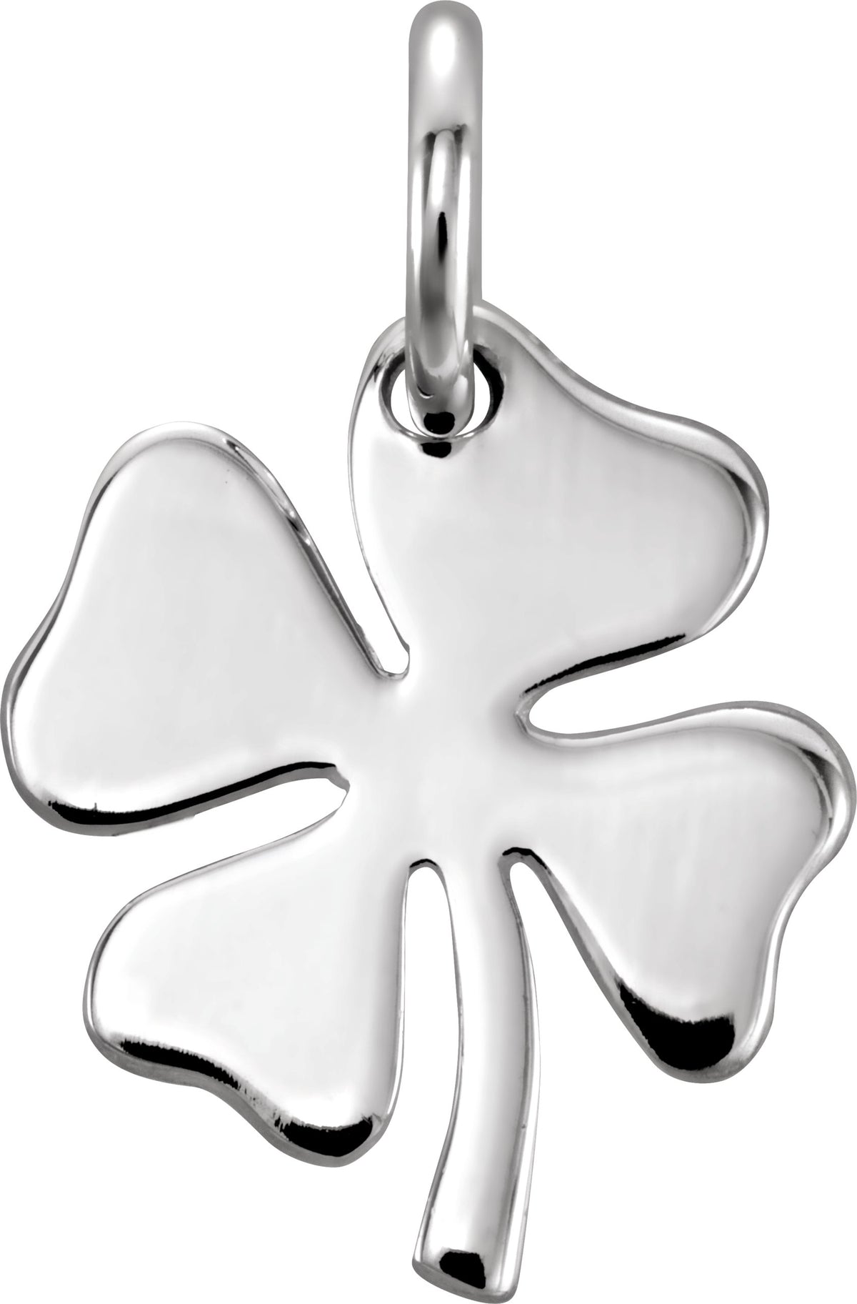 Sterling Silver Four-Leaf Clover Charm/Pendant