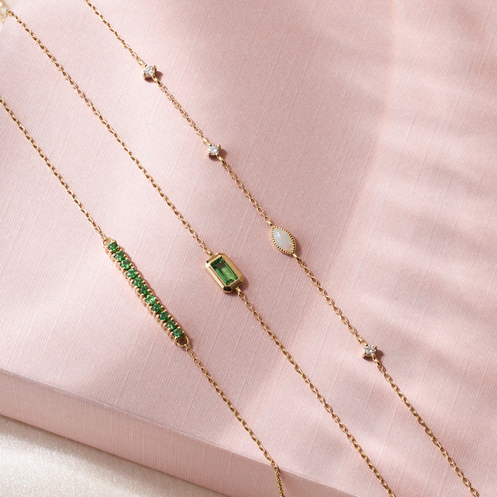 
                  
                    Opal and Lab-Grown Diamond Bracelet
                  
                