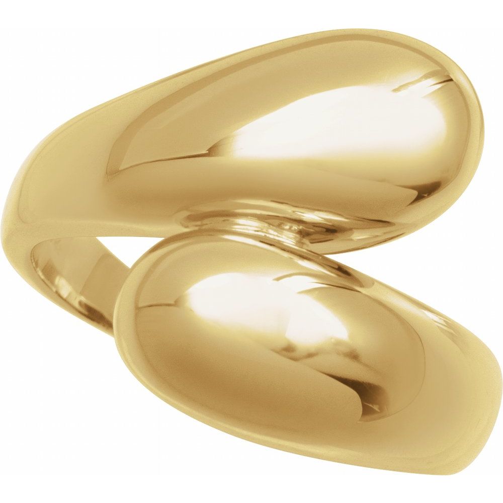 
                  
                    14K Yellow Bypass Ring
                  
                