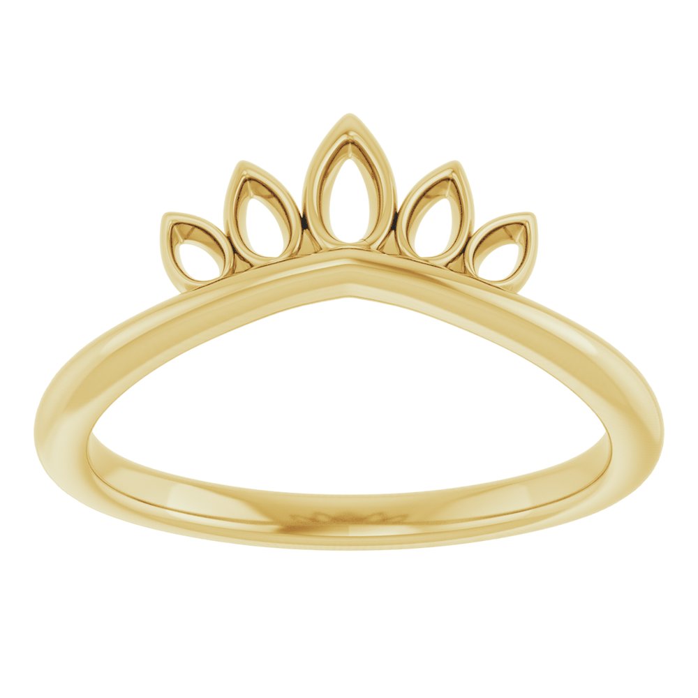 
                  
                    14K Yellow Crown Ring
                  
                