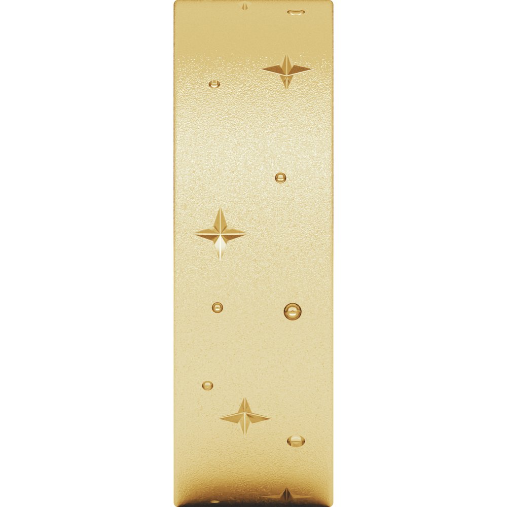 
                  
                    14K Yellow 7 mm Star Band with Glass Blast Finish
                  
                