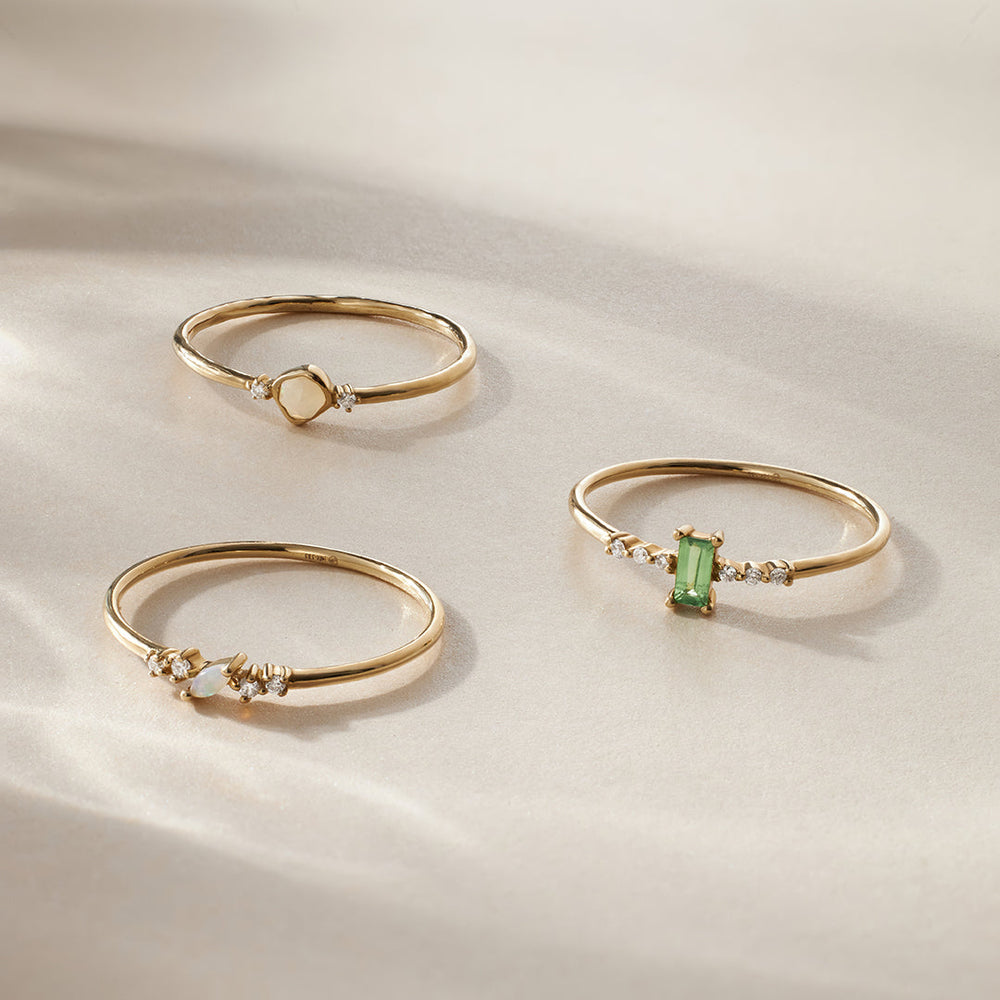 
                  
                    ZEPHYR | Opal and Lab Grown Diamond Ring
                  
                
