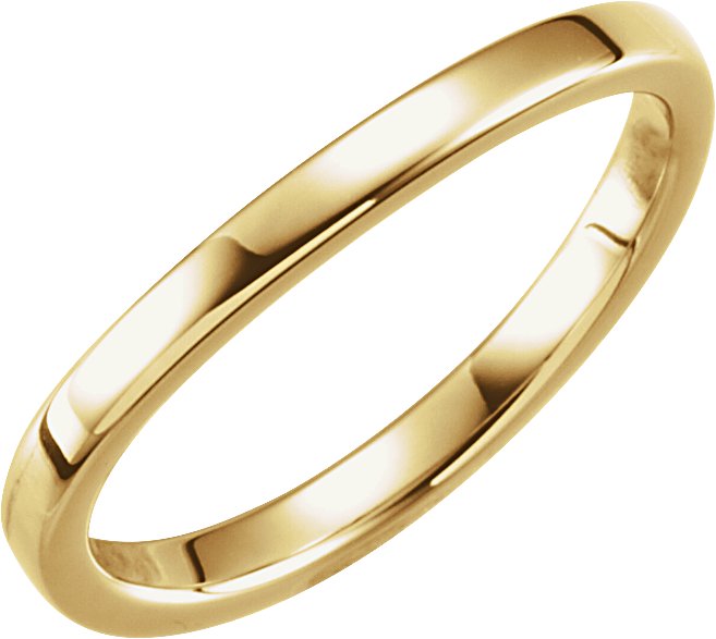 14K Yellow Gold Stackable Band