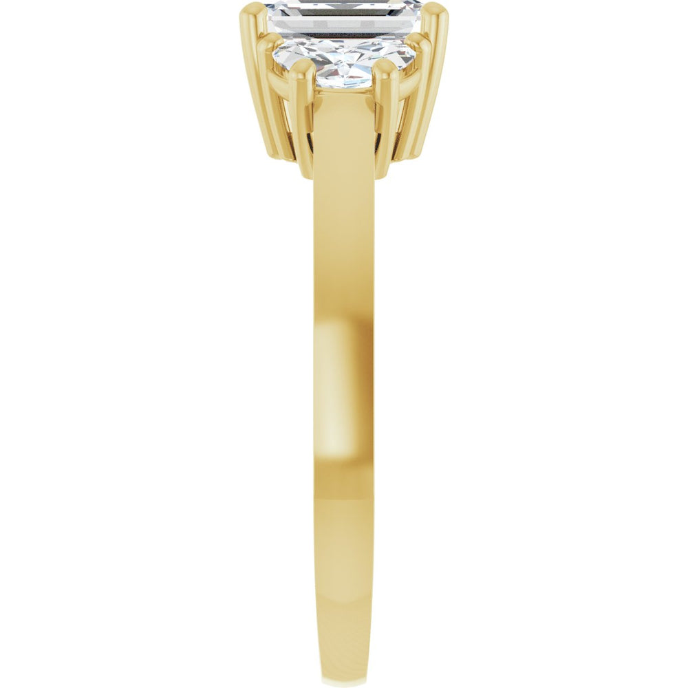 
                  
                    14K Yellow Emerald 1 1/4 ct Engagement Ring
                  
                