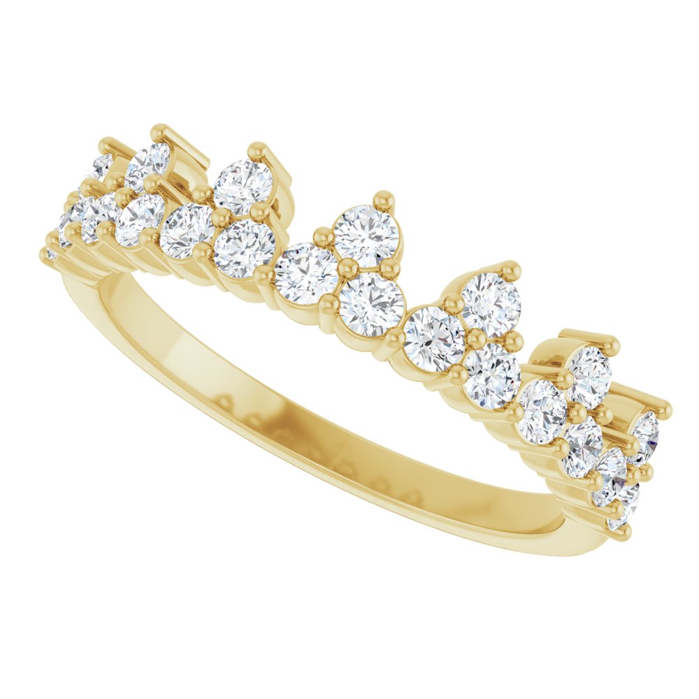 
                  
                    14K Yellow 5/8 CTW Lab-Grown Diamond Stackable Ring
                  
                