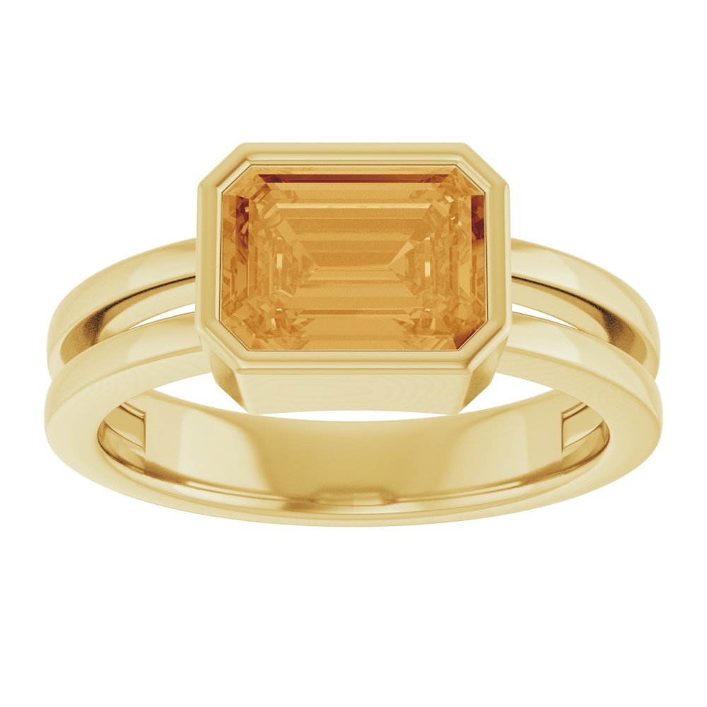 
                  
                    14K Yellow Natural Citrine Ring
                  
                