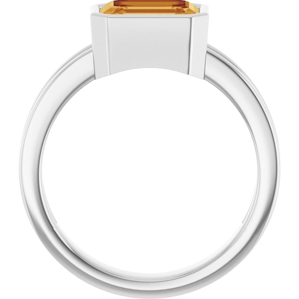 
                  
                    Sterling Silver Natural Citrine Ring
                  
                