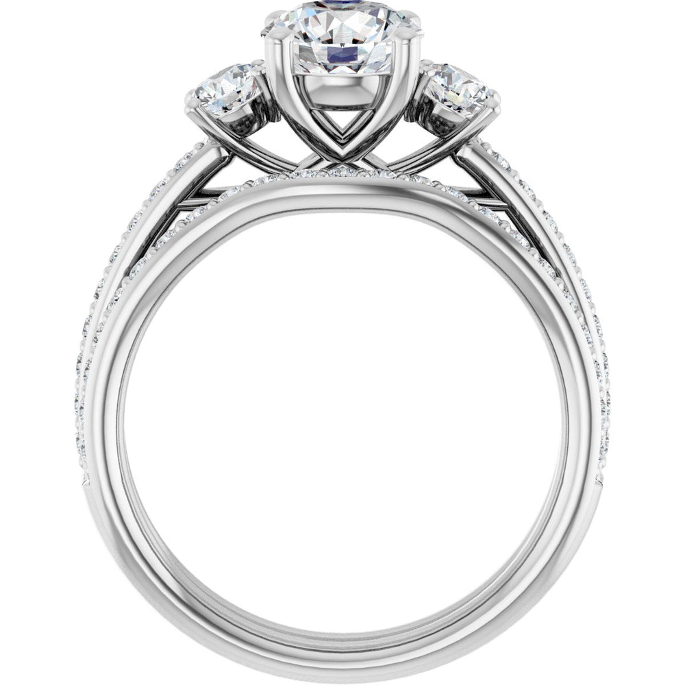 
                  
                    14K White Round 1 ct Engagement Ring
                  
                