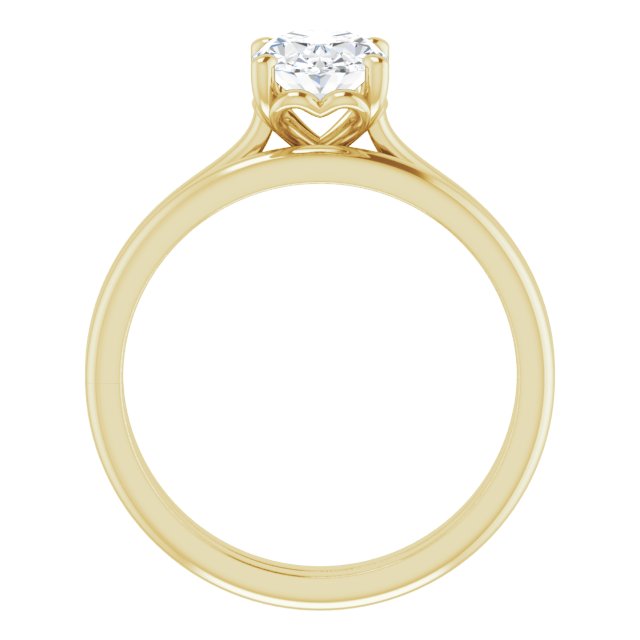 
                  
                    14K Yellow Oval 1 ct Engagement Ring
                  
                