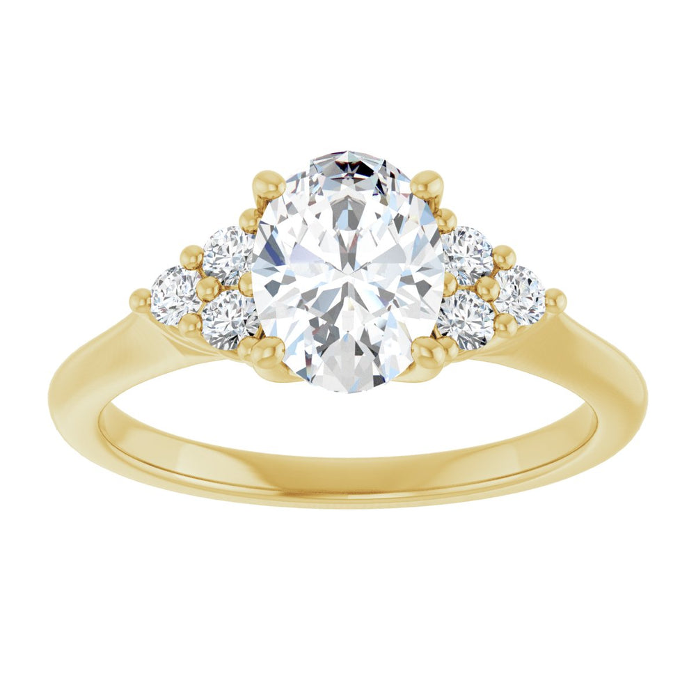 
                  
                    14K Yellow Oval 1 ct Engagement Ring
                  
                