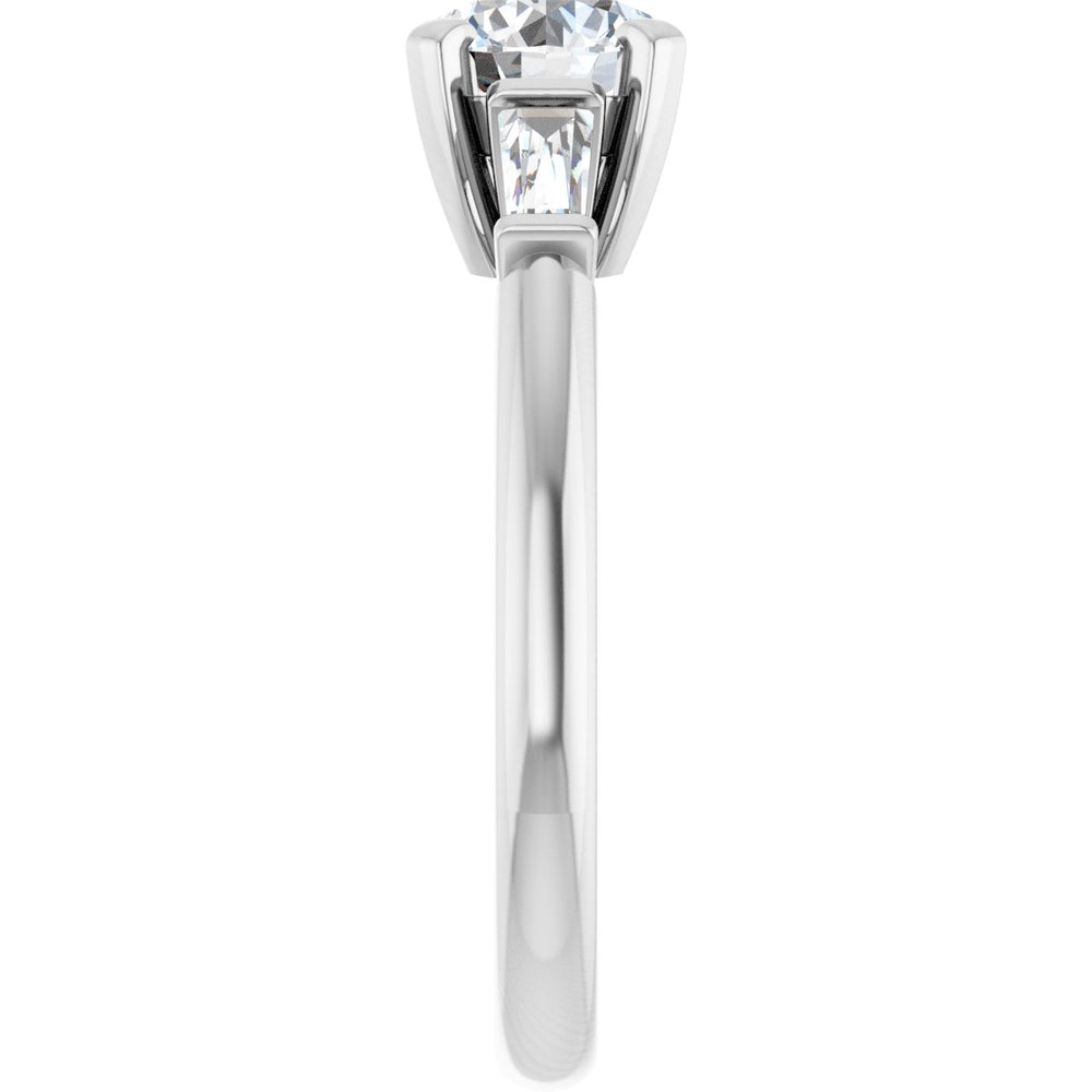 
                  
                    14K White Round 1 ct Engagement Ring
                  
                