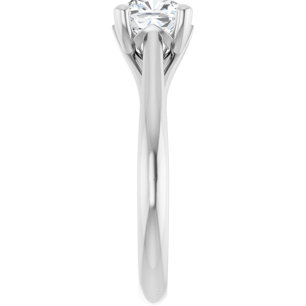 
                  
                    14K White Cushion 1 1/4 ct Engagement Ring
                  
                