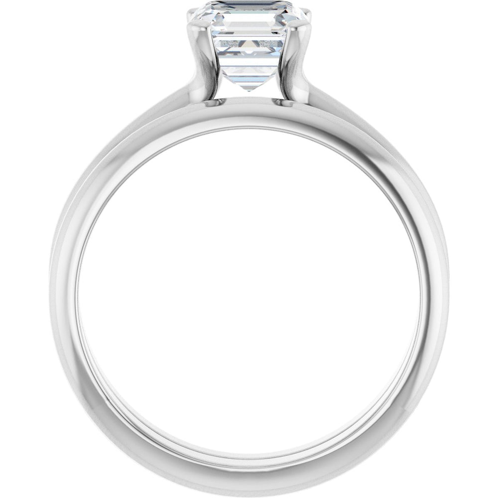 
                  
                    14K White Asscher 1 1/4 ct Engagement Ring
                  
                