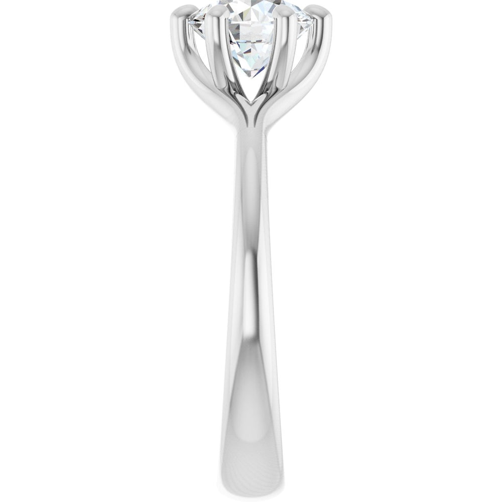 
                  
                    14K White Round 1 ct Engagement Ring
                  
                