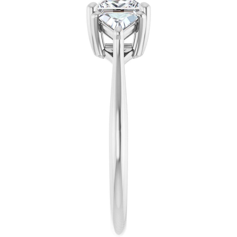 
                  
                    14K White Square 1 ct Engagement Ring
                  
                