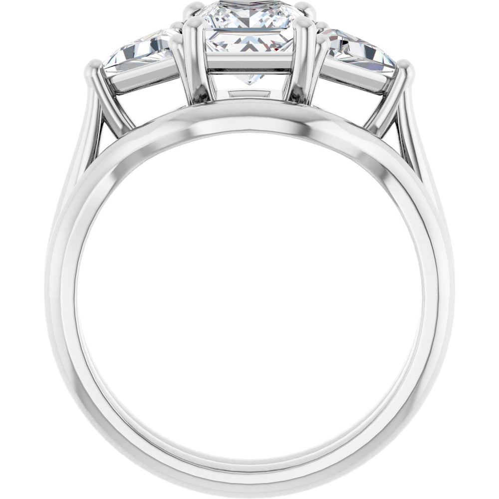 
                  
                    14K White Square 1 ct Engagement Ring
                  
                
